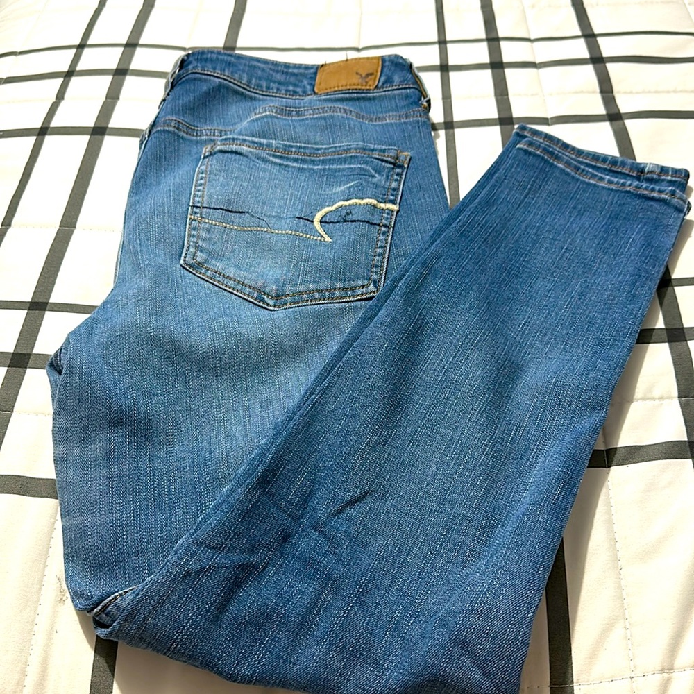 American Eagle Outfitters Blue Skinny Jeans